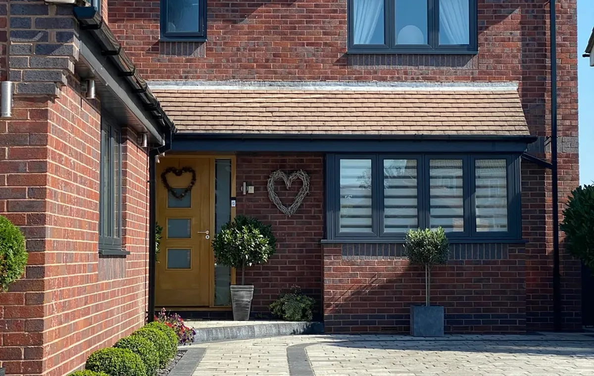 Block paving driveway surface
