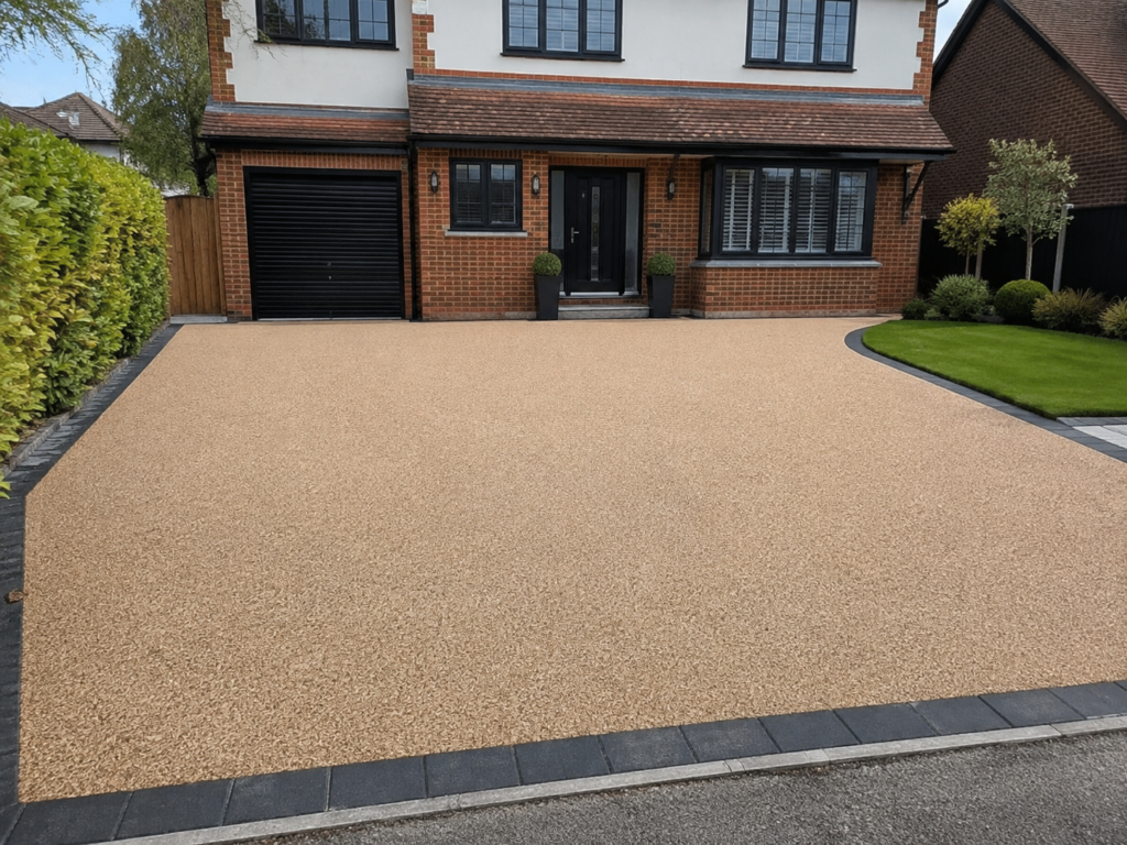 Resin bound driveway surface in Middlesbrough